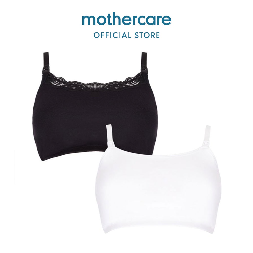 Mothercare Blooming Marvellous C-Section Briefs 2 Pack - Set Bra Wanita (Hitam/Putih)
