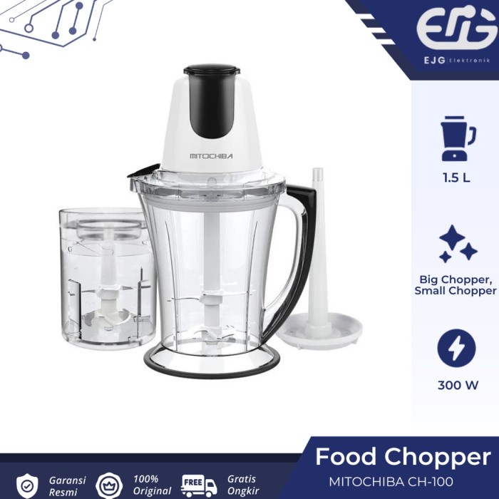 Food chopper blender 2 pisau MITO MITOCHIBA CH-100