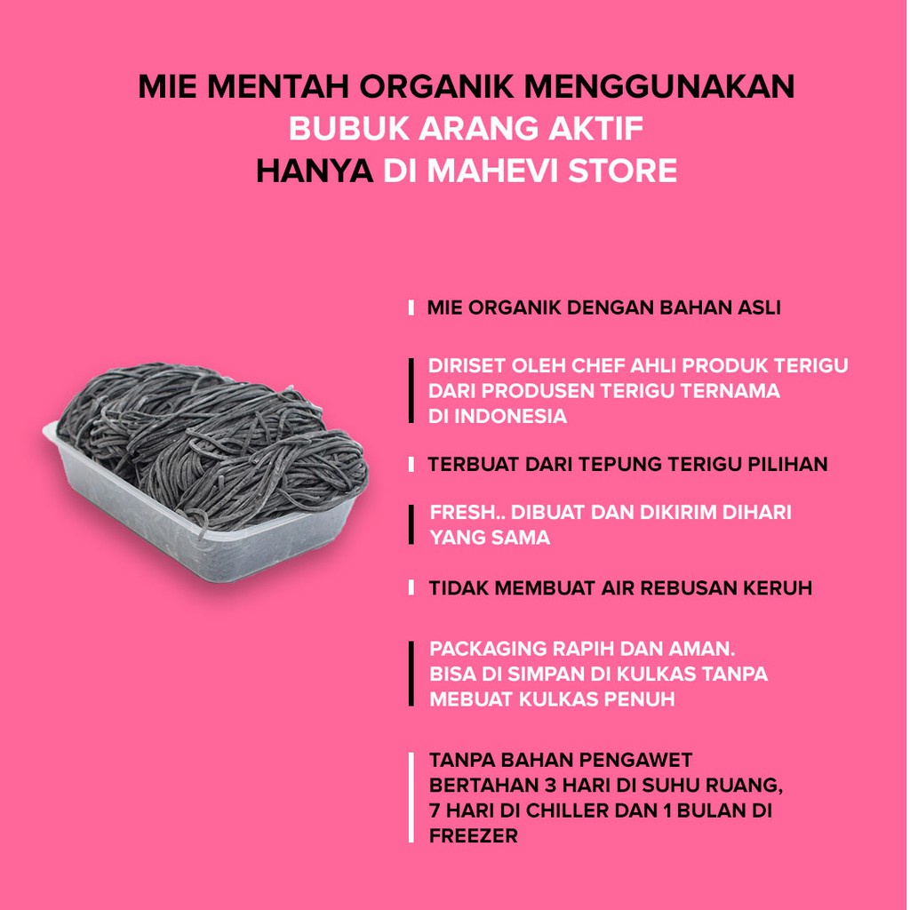 

E Mentah Charcoal Organik 10 Porsi Untuk E Ayam Ramen Bak