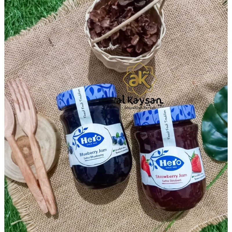 

Selai Buah Hero Jam /Fruit Jam Buah 340 Gr All Varian Halal