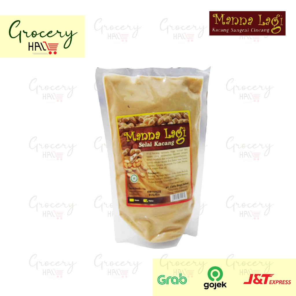 

Manna Lagi Selai Kacang 1 Kg - Halus / Kasar