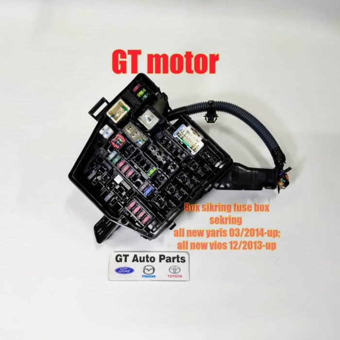 Box Sikring Fuse Box Sekring All New Yaris 2014-Up /All New Vios
