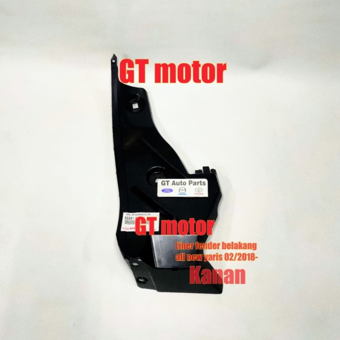 Plastik Liner Inner Fender Belakang Kanan All New Yaris 2018-Up