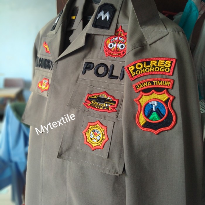 kain seragam polisi polri superfeel maxistyle wool sensation