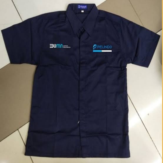 Kemeja Bumn Pelindo Seragam Bumn Pelindo Navy