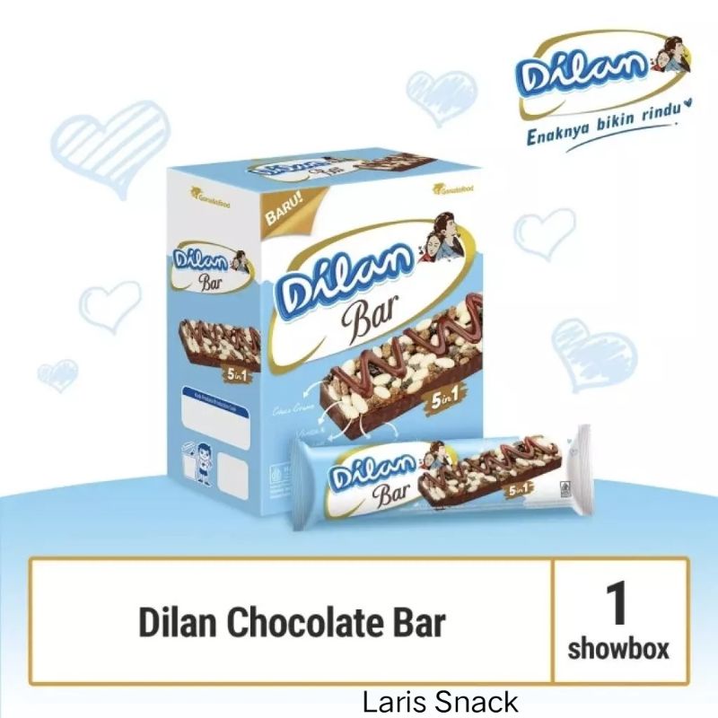 

Dilan Chocolate Bar Box isi 12 pcs