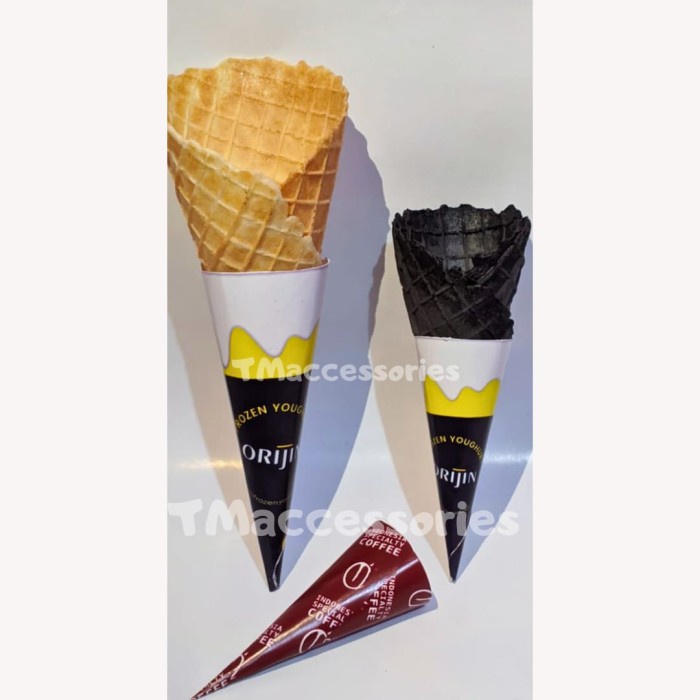 

Terbaru Papercone Ice Cream Custom / Kertas Kemasan Pembungkus Es Krim Cone Promo Terlaris