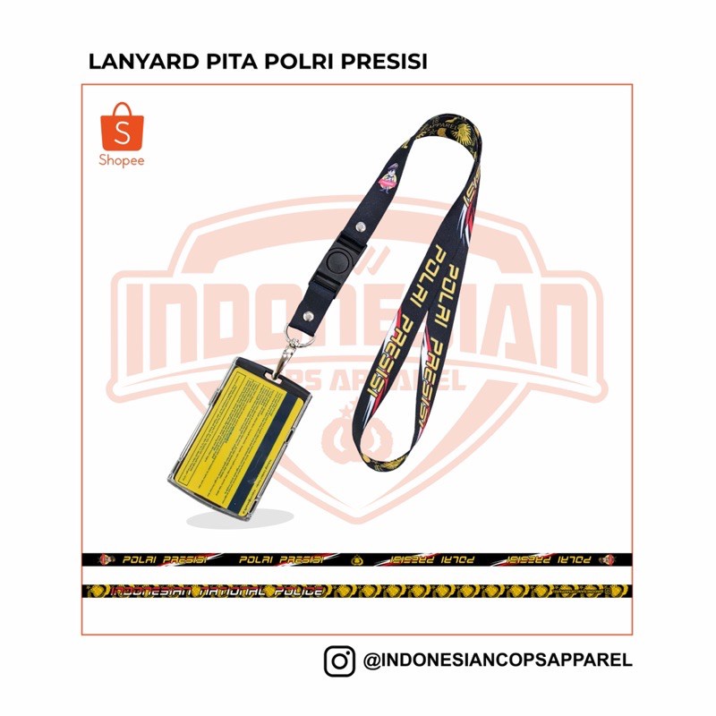 

Lanyard Pita Polri Presisi (Kalung Id Card Print)