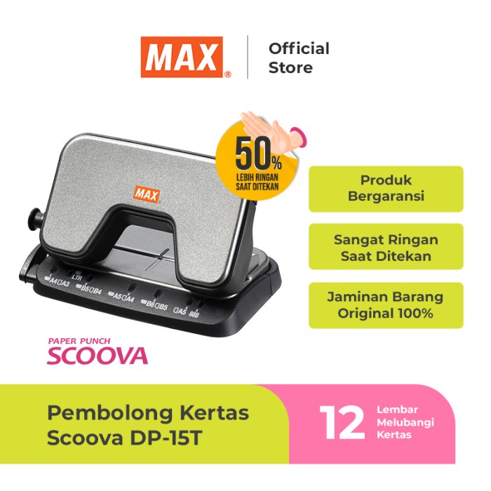 

Promo Max Dp-15T (Hole Punch) Silver