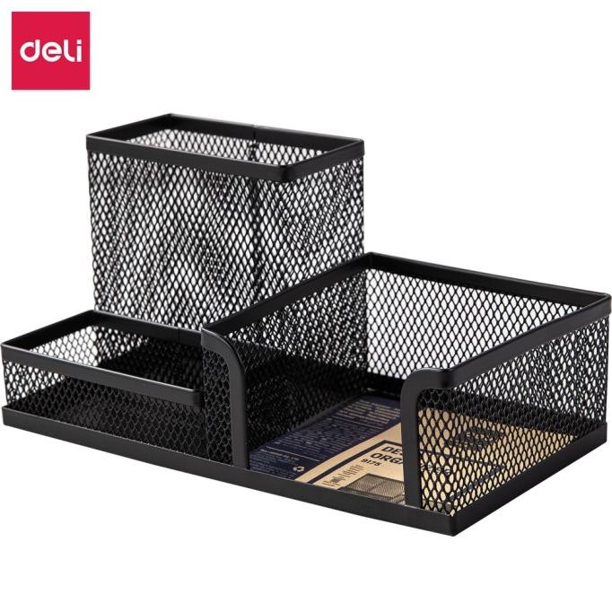 

TERLARIS DELI TEMPAT ALAT TULIS 3 SEKAT BAHAN BESI DESK ORGANIZER KOTAK E9175