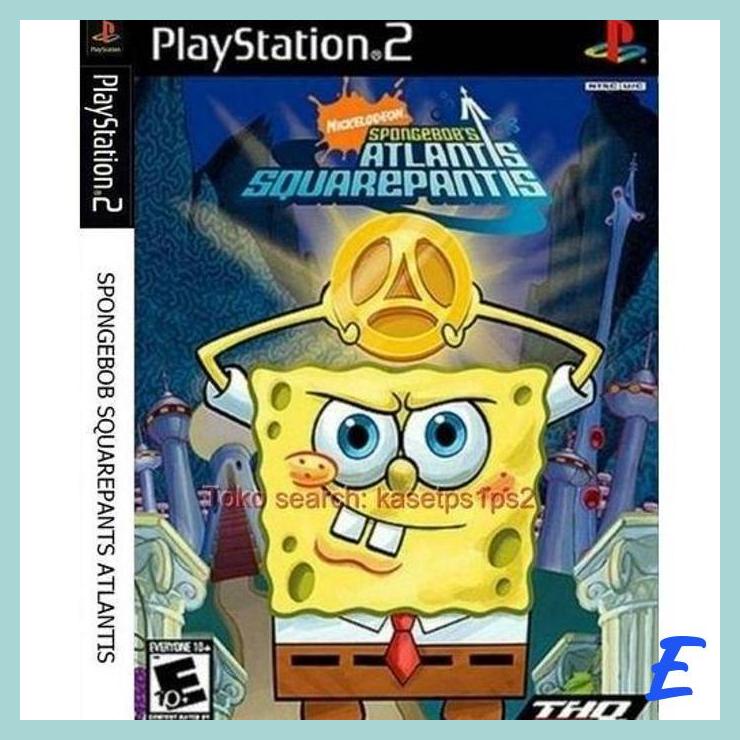 | KP | SPONGEBOB ATLANTIS SQUAREPANTIS KASET PS2 - GAME PS2 - CD PS2