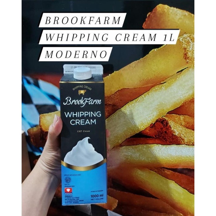 

Brookfarm Whipping Cream 1000 Ml - Brookfarm Whipping Cream 1 Liter