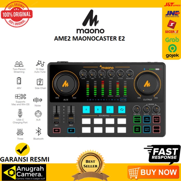 Maono E2 Maonocaster AME2 AM-E2 Soundcard Streaming Podcast