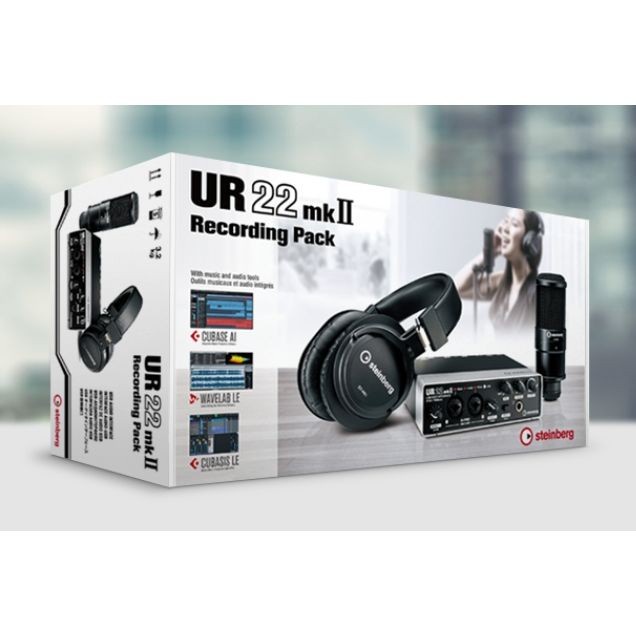 STEINBERG UR22 MKII Recording Pack Soundcard