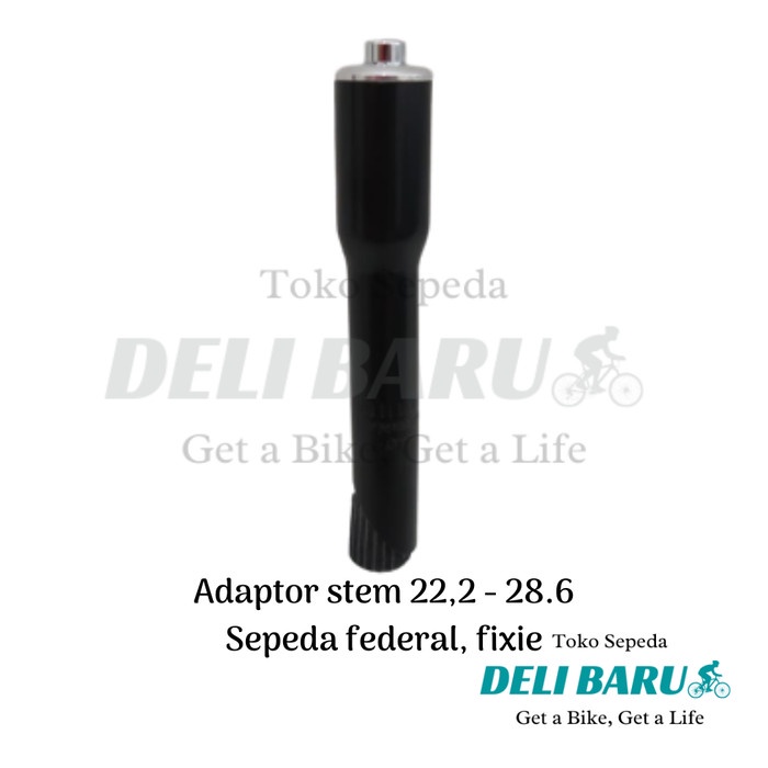 Adaptor Stem 22.2 Panjang 14 Cm Sambungan Tiang Stang Sepeda Federal Best