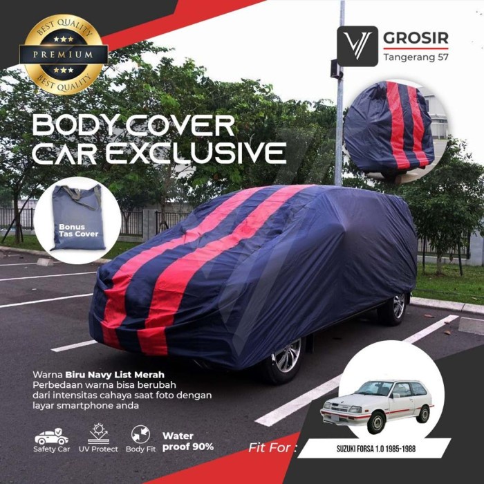 Shield Body Cover Suzuki Forsa 1.0 1985-1988 Sarung Mobil Suzuki Forsa Best