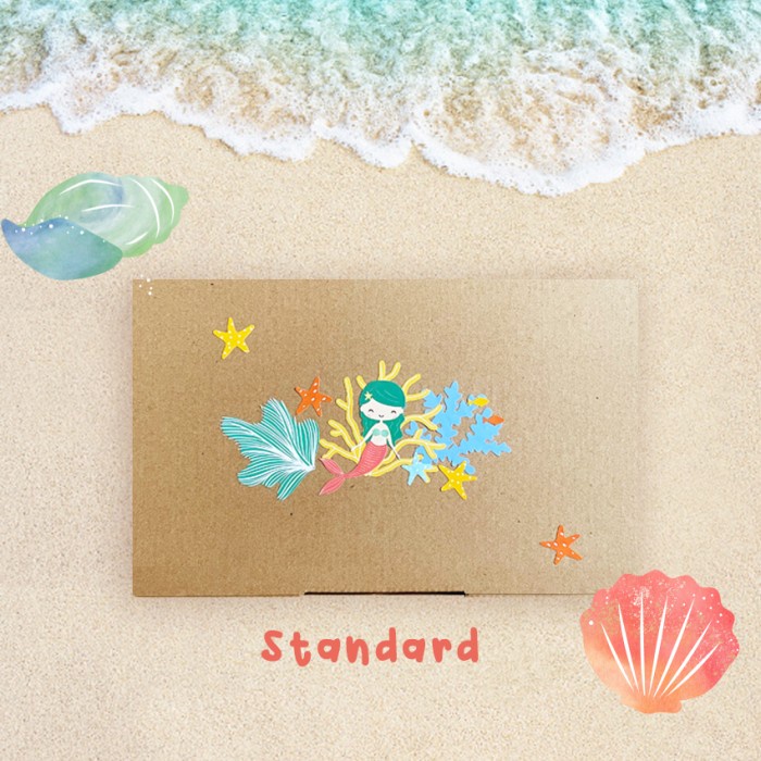 

New! Make With Emma Art Kit: Mermaid Wooden Plaque (Pastel Color)