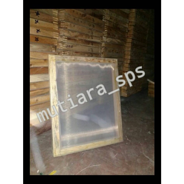 

Screen Sablon / Cetakan Sablon Kayu (40X50) 77T