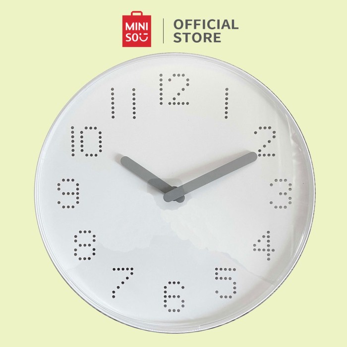 Terbaru Miniso Jam Dinding Plastik 25Cm Jam Dekorasi Minimalis Wall Clock