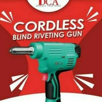 Rivet Gun Cordless Dca Adpm40E/ Mesin Ripet 12V Blind Riverter Original 100% Dan Terpercaya