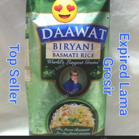 

DAAWAT BIRYANI BASMATI RICE 1 KG