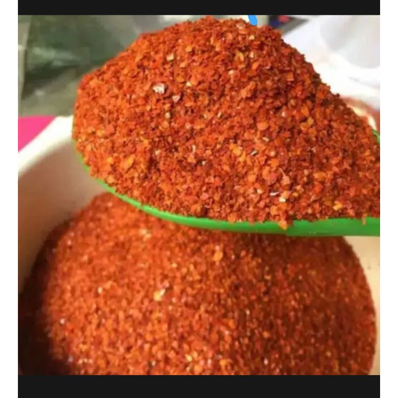 

Sehati ( 1Kg ) Cabe Bubuk Kasar Kualitas Pedas Untuk Semuajenis Bahan Mkanan Pedas