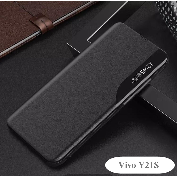 Flip Case X80 X80 Pro V23E V23 5G Y21 Y21S Y33S Y21T Y51 Y53S V21 5G Smart View Terbaru Sarung