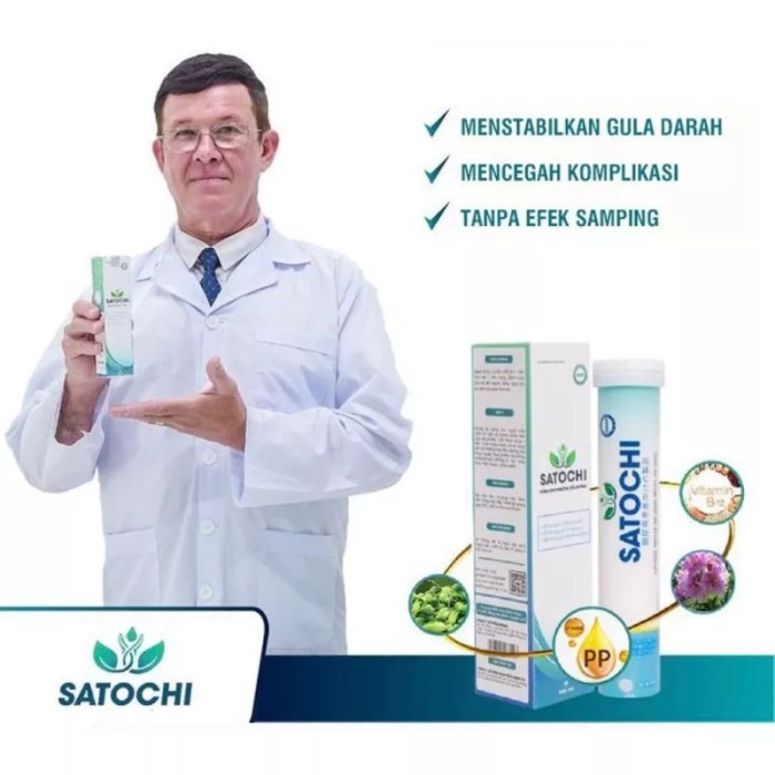 Diabetes Tablet Satochi Obat Diabetes Menyeimbangkan Gula Darah