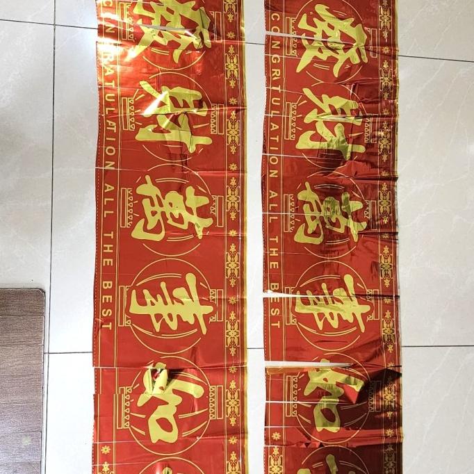 

Garland Imlek Happy New Year Caisen Dewa Uang Gong Xi Fa Cai Imlek Original