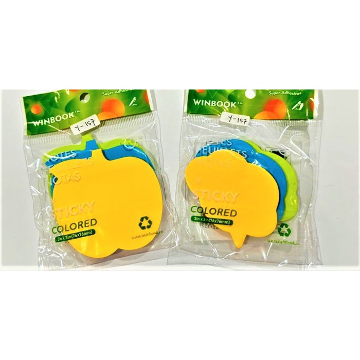 

Gratis Ongkir Sticky Notes Memo Catatan Tempel Bentuk Y-157