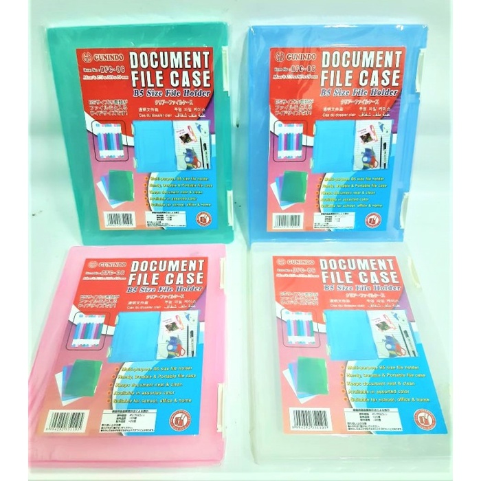 Terbaru Map Document Hard File Case Plastik B5 Gunindo Dfc-006 Kotak Box File Harga Khusus