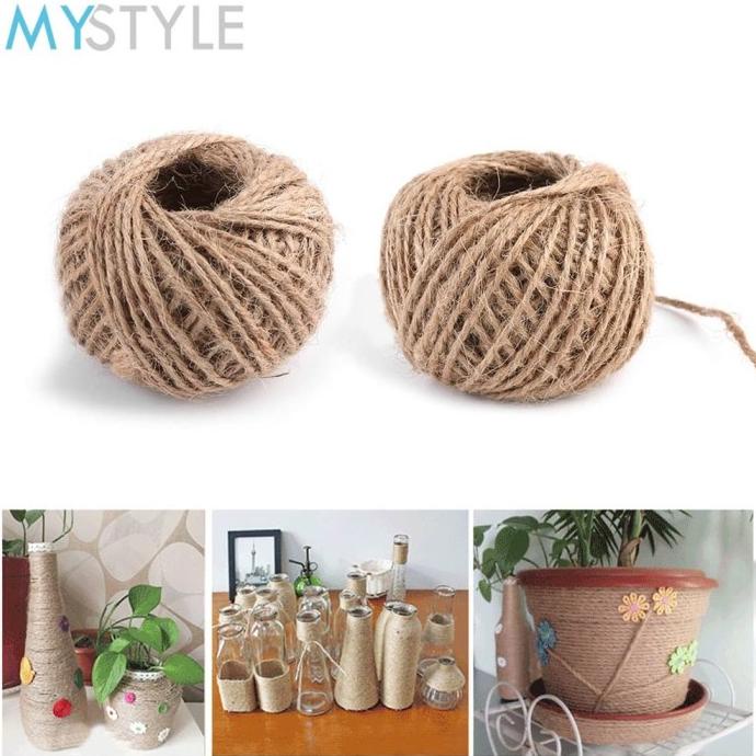 

TERLARIS TALI GONI TALI RAMI (2MM X 50METER) TALI JERAMI STRAW STRING TALI RAMI