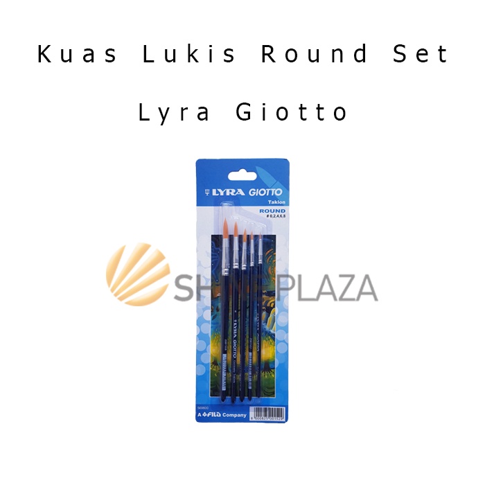 

Kuas Lukis Brush Lyra Giotto Round Set - Kuas Cat Acrylic Cat Nyak Cat Air