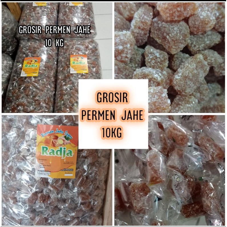 

Grosir Permen Jahe Radja Dan Permen Asem Radja/1Ball/10Kg