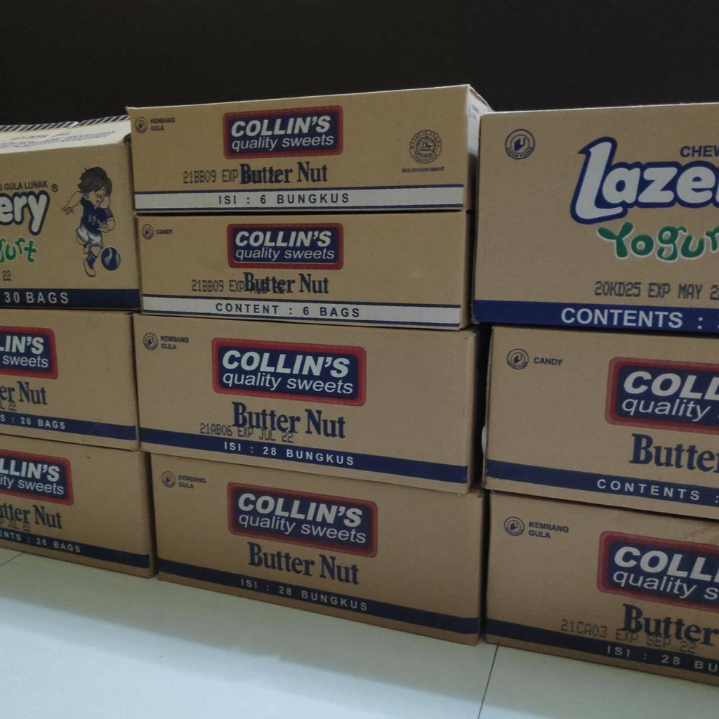 

Permen Kacang Butternut Collins Jadul 50 Butir/160 Gram (1 Dus)
