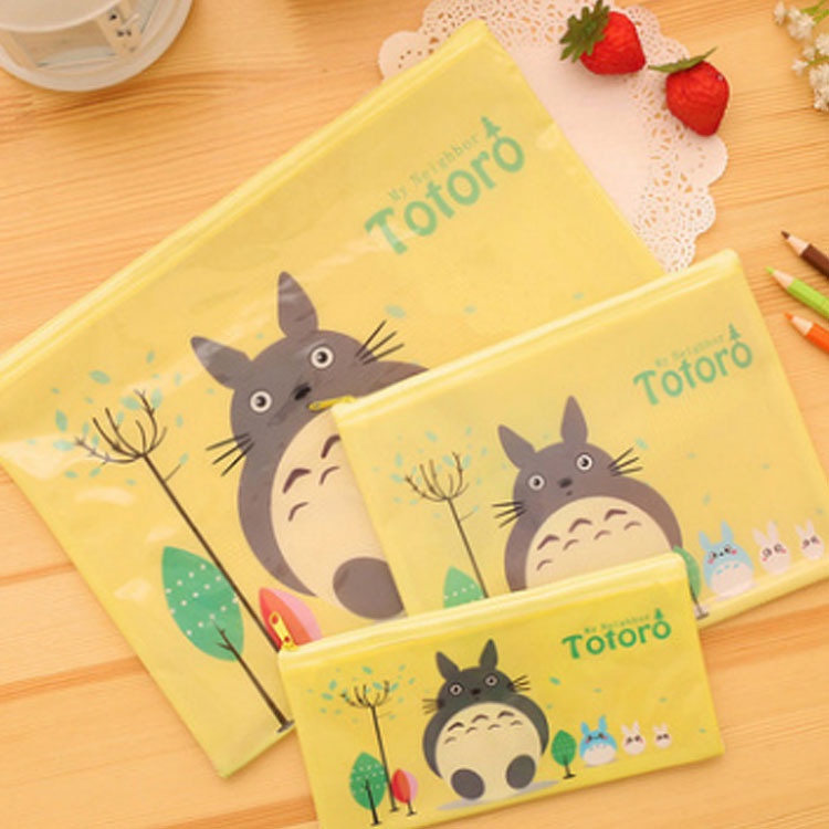 

Tas dokumen kertas ukuran sedang ritsleting lucu kartun kreatif Chinchilla