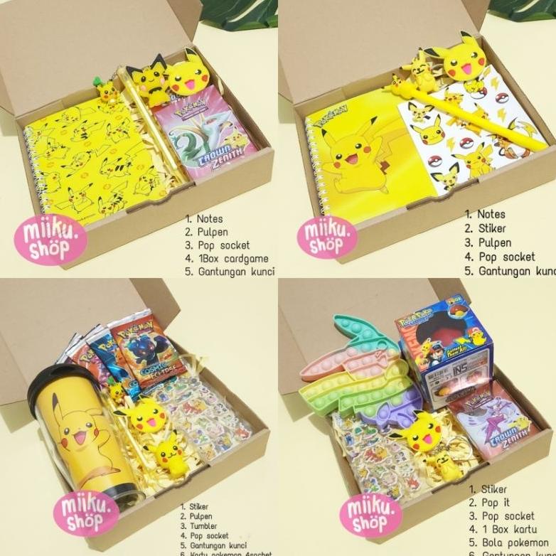 

MURAH HAMPERS GIFT BOX POKEMON PIKACHU Promo