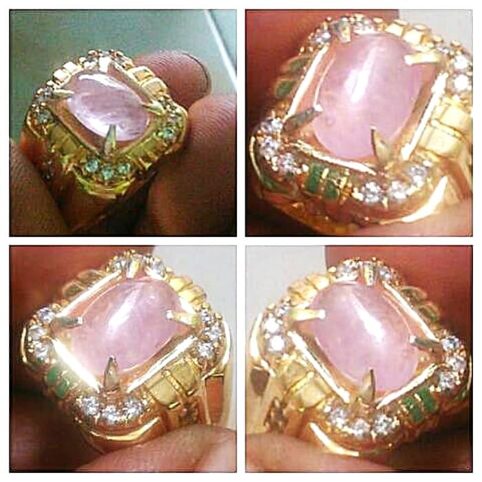 [Baru] Batu Cincin Natural Star Ruby Burma Asli Alam No Gf Unik Karakteristik Berkualitas