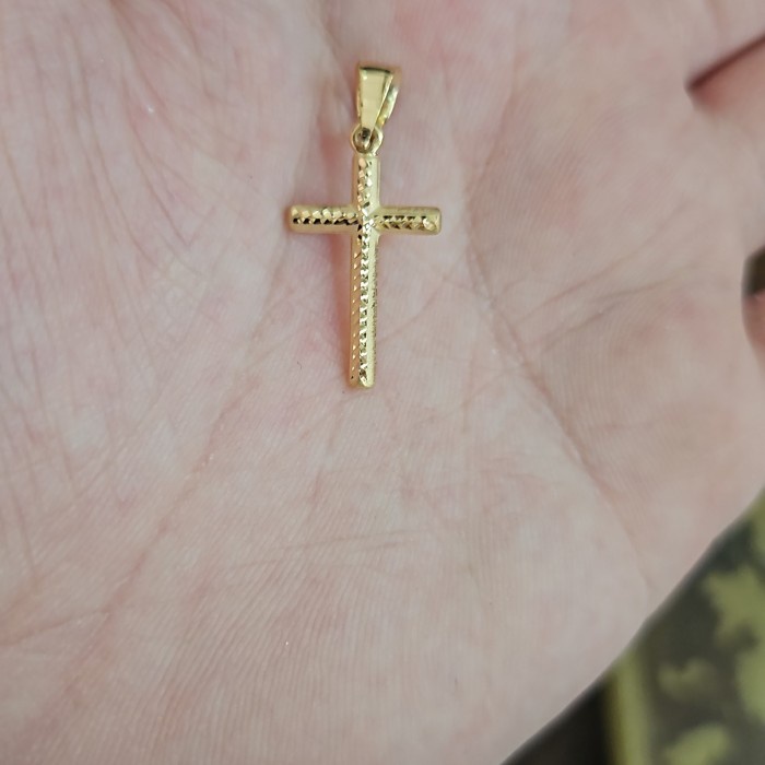 [Baru] Liontin Bandul Kalung Salib Emas Asli 375 8K Mas Muda Diskon