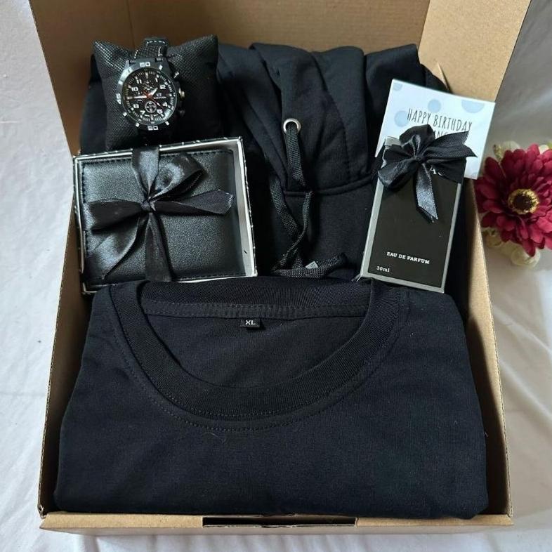 

MURAH Giftbox/hampers/kado cowok black edition Promo