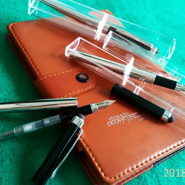 [New Ori] Fountain Pen Iridium Germany Tinta Isi Stylus Pen Sentuh Touchscreen Berkualitas