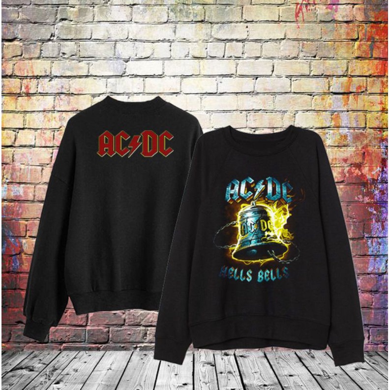 Sweater crewneck band Acdc