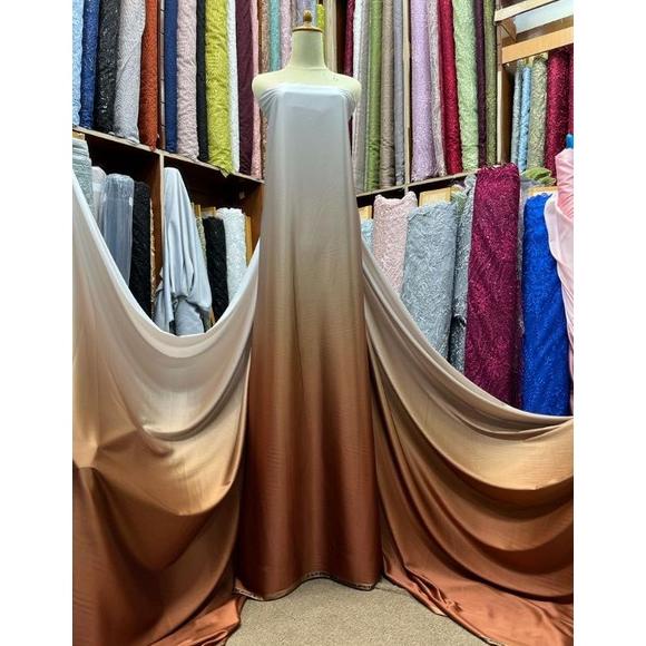 Kain Meteran Bahan Kain Armani Gradasi/Bahan Polos Armani Gradasi Warna/Satin Armani Gradasi Silnk T