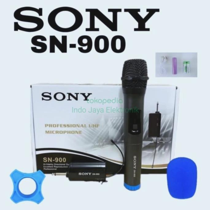 Mic Wireless Sony Sn900 Sn 900 1Mic Pegang Premium