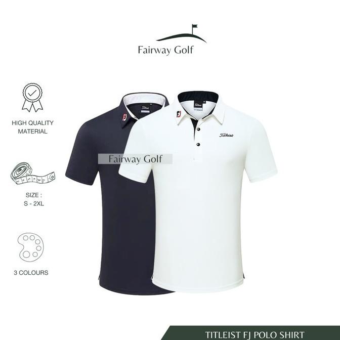 Fashion Pria | Polo Shirt Baju Pria Golf Polyester Classic Fj Ttl-002 Kekinian