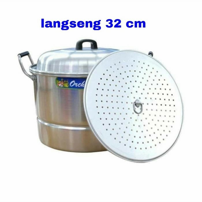 [Ori] Panci Dandang/Panci Kukus/Panci Serbaguna Orcid 32Cm Terbaru