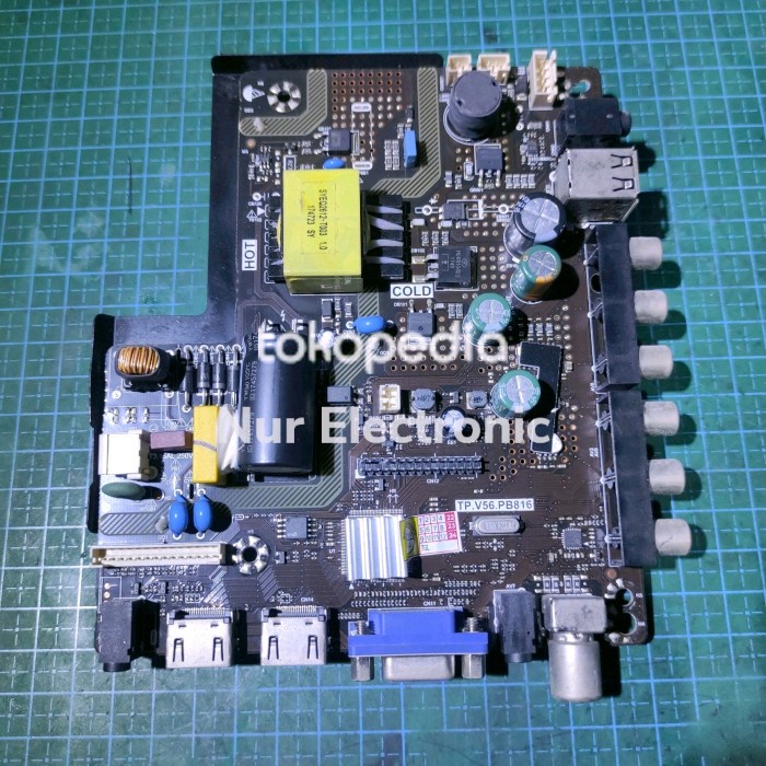 [Ori] Mainboard Led Tv Akari Le-32M88Id Le-32P88 Le-29P57Id / Tp.V56.Pb816 Diskon