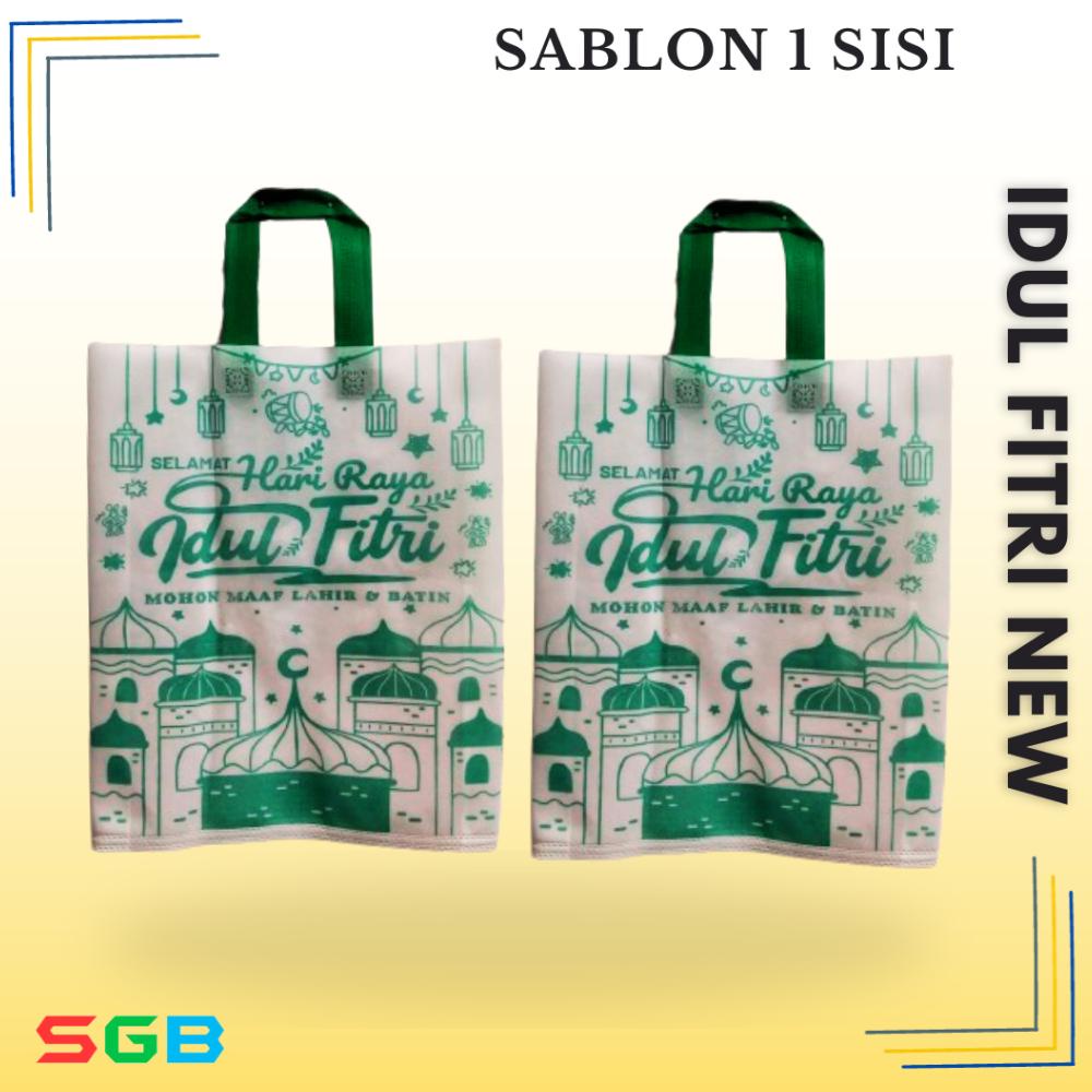 

Recomend 1 LUSIN ( 12pc ) Goodie Bag Handle ( HLS ) edisi Idul Fitri uk 38x45x8 - Spunbond Lebaran