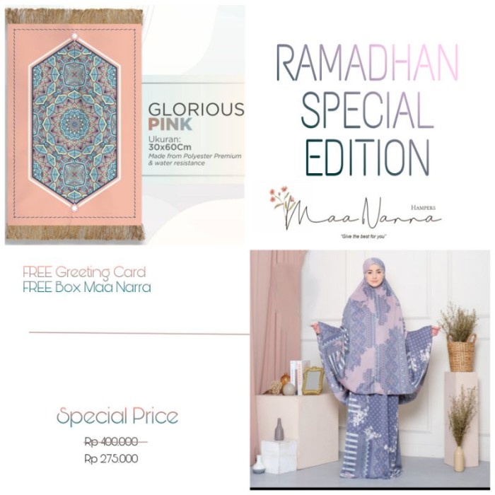 [Original] Hampers Mukena Dan Sajadah Premium Berkualitas