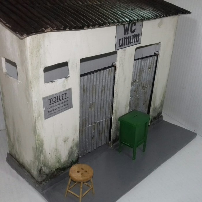 ✅Baru Miniatur Wc Umum Buluk Diskon